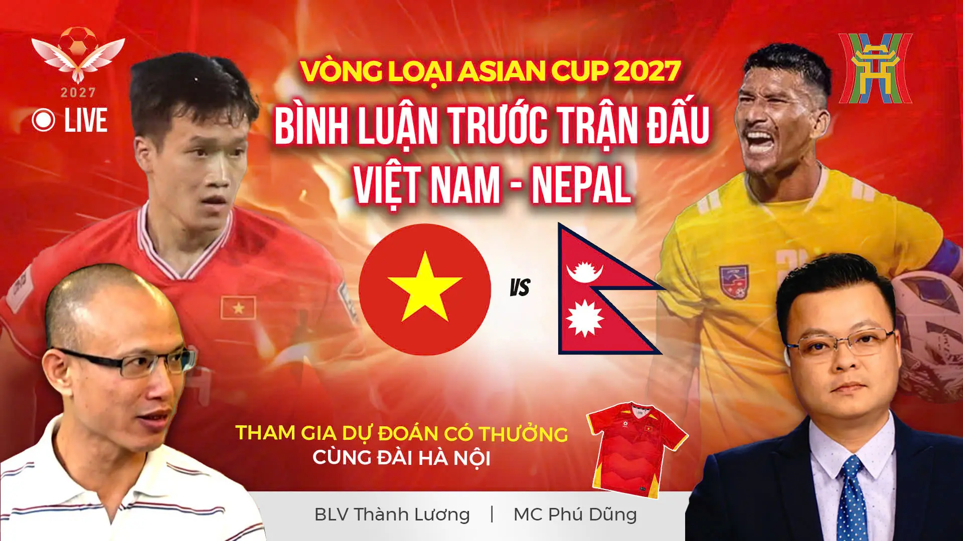 Bình luận trước trận đấu Việt Nam - Nepal